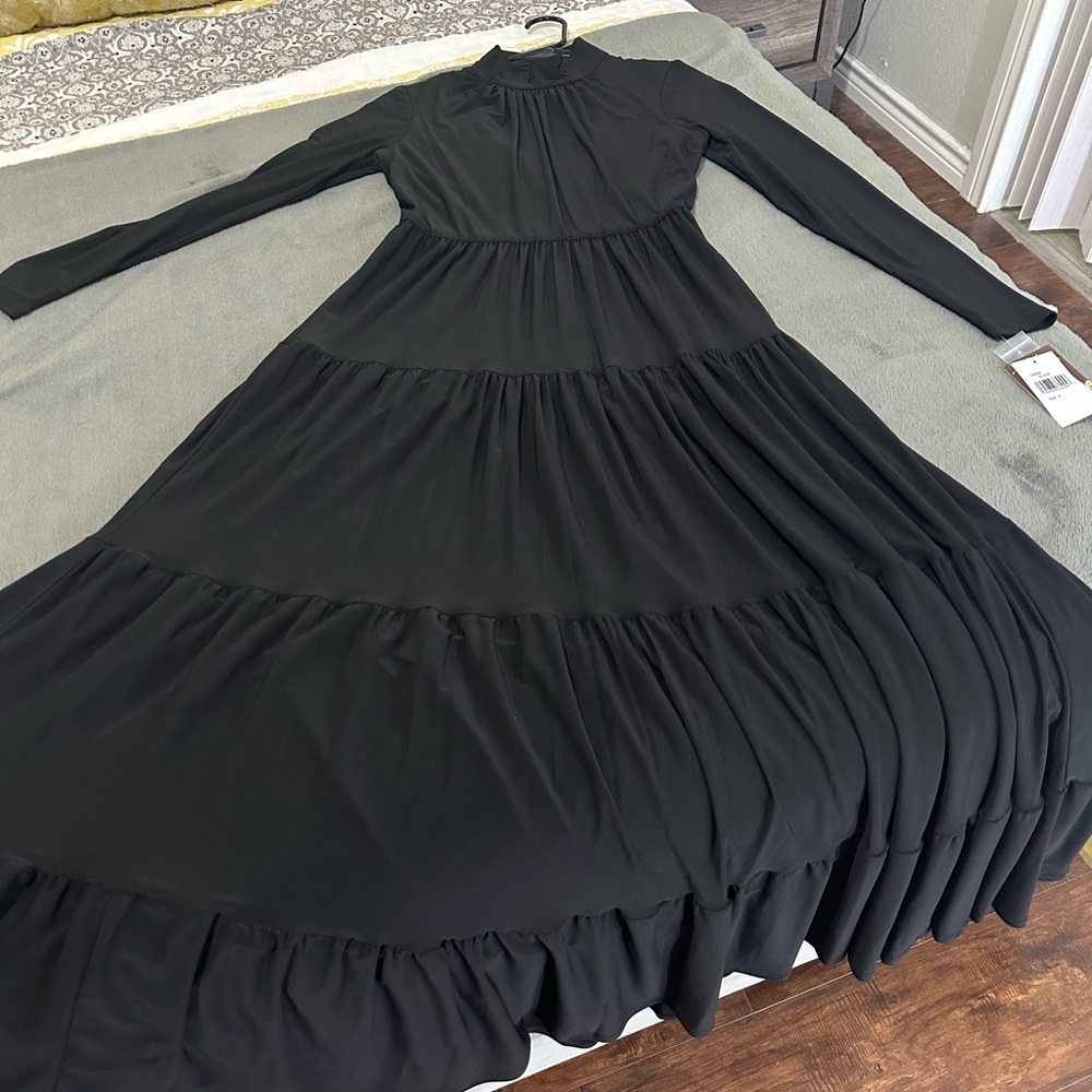 Black long dress